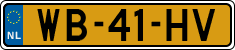 License plate of the Netherlands, Trailers