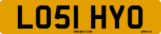 License plate of the United Kingdom, 2001 year system