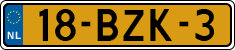 License plate of the Netherlands, Heavy Commercial Vehicles (1994 system)