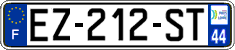 French license plate, SIV (ordinary)