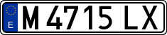 License plates of Spain, 1971 year series