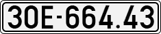 License plate of Vietnam, Cars