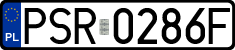 License plates of Poland, Regular car plates