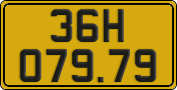 License plate of Vietnam, Commercial vehicles