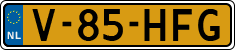 License plate of the Netherlands, Light Commercial Vehicles (1994 system)