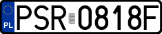 License plates of Poland, Regular car plates