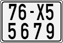 License plate of Vietnam, Motorcycles