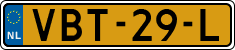 License plate of the Netherlands, Light Commercial Vehicles (1994 system)