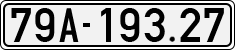 License plate of Vietnam, Cars