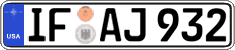 Federal license plates, US Army in Germany