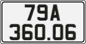 License plate of Vietnam, Cars