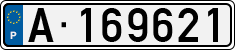 License plate of Portugal, Trailers