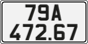 License plate of Vietnam, Cars