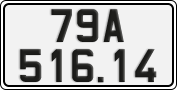 License plate of Vietnam, Cars