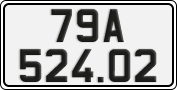 License plate of Vietnam, Cars