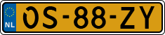 License plate of the Netherlands, Semi-trailers