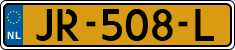 License plate of the Netherlands, Cars
