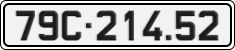 License plate of Vietnam, Cars