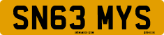 License plate of the United Kingdom, 2001 year system