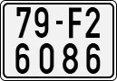 License plate of Vietnam, Motorcycles