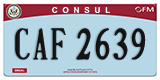 Federal license plates, Diplomatic