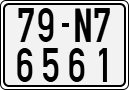 License plate of Vietnam, Motorcycles