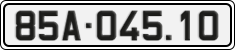 License plate of Vietnam, Cars