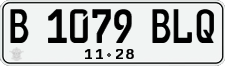 License plate of Indonesia, Regular plates