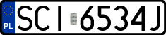 License plates of Poland, Regular car plates