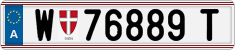 License plate of Austria, Regular plates