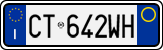 License plate of Italy, Cars (1994 year series)
