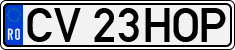 License plate of Romania, Regular plates