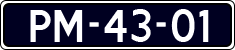 License plate of the Netherlands, Imported oldtimers (cars)