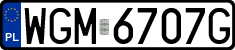 License plates of Poland, Regular car plates