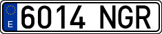 License plates of Spain, Ordinary (2000)