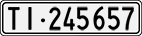 License plate of Switzerland, Cars
