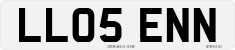 License plate of the United Kingdom, 2001 year system