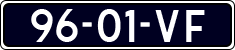License plate of the Netherlands, Cars