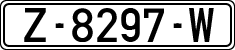 License plates of Spain, 1971 year series