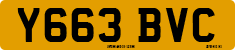 License plate of the United Kingdom, 1983 year system