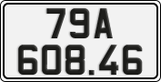 License plate of Vietnam, Cars