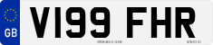 License plate of the United Kingdom, 1983 year system
