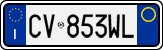 License plate of Italy, Cars (1994 year series)