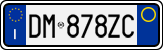 License plate of Italy, Cars (1994 year series)