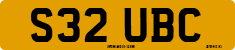 License plate of the United Kingdom, 1983 year system