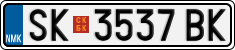 License plate of North Macedonia, Regular plates (2012)