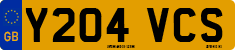 License plate of the United Kingdom, 1983 year system