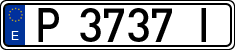 License plates of Spain, 1971 year series
