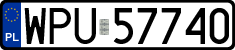 License plates of Poland, Regular car plates