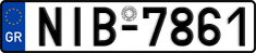 License plate of Greece, Cars